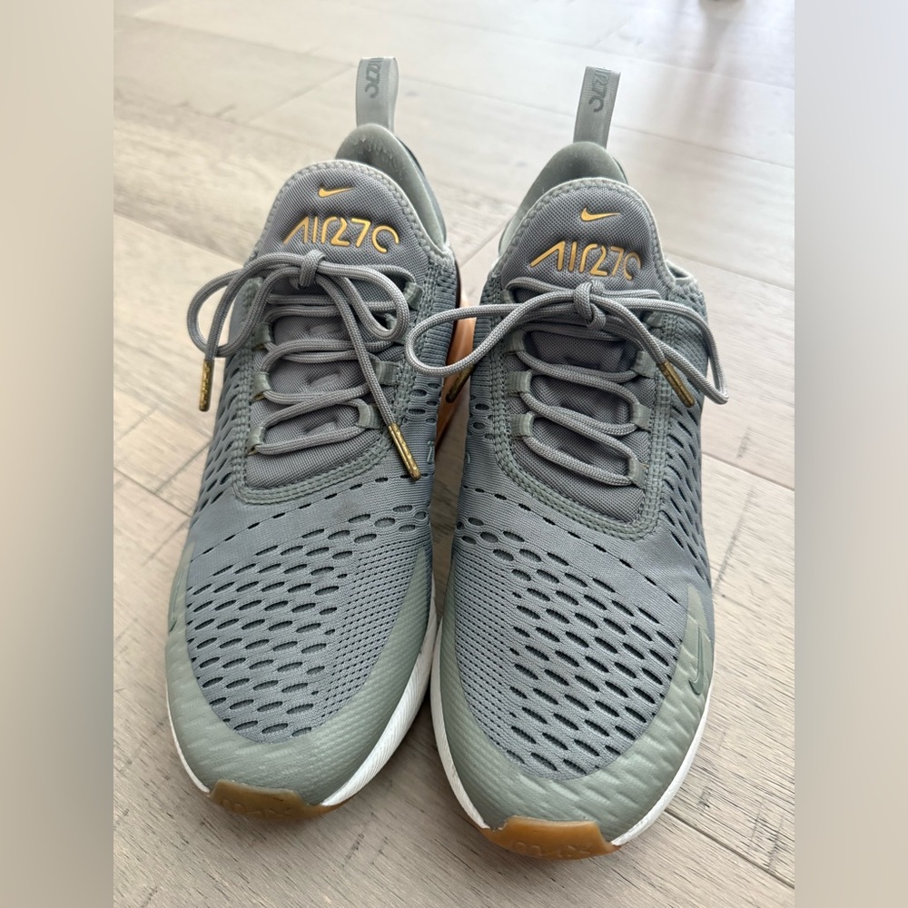 Nike Air 270 Green with Gold Accents